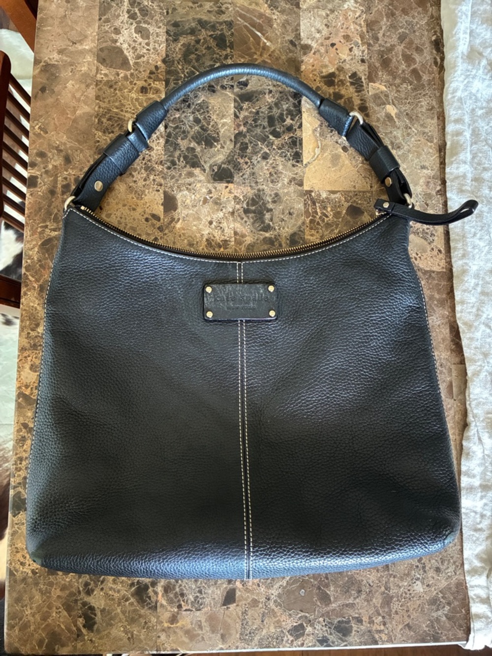 Kate Spade ♠️ black leather shoulder bag